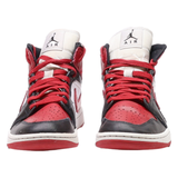 AIR JORDAN High Top Trainers Red Synthetic Womens UK 7