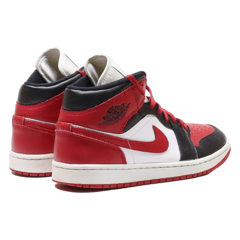 AIR JORDAN High Top Trainers Red Synthetic Womens UK 7