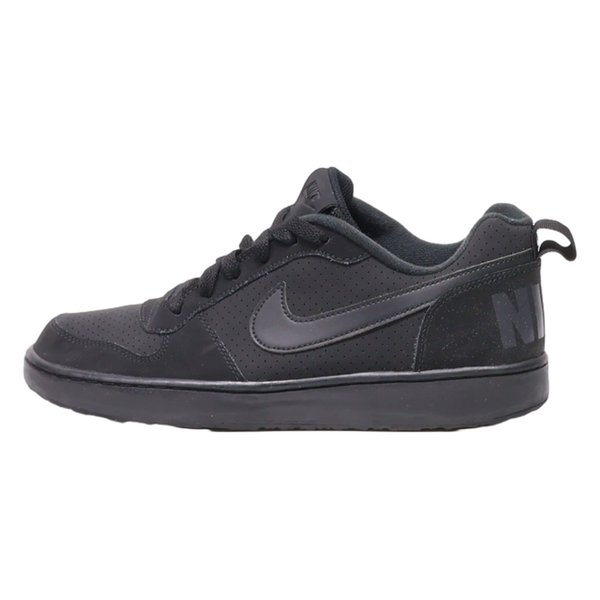 NIKE Court Borough 2021 Sneaker Trainers Black Synthetic Boys UK 6