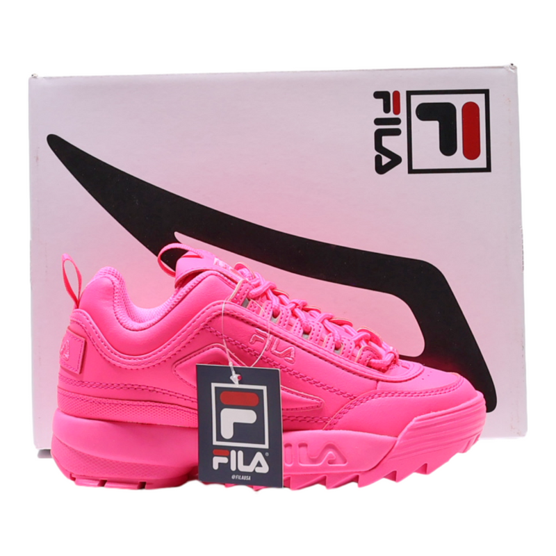 FILA Sneaker Trainers Pink Synthetic Girls UK 2.5