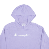 CHAMPION Cropped Hoodie Pink Pullover Womens L