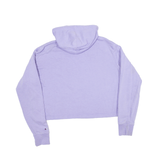 CHAMPION Cropped Hoodie Pink Pullover Womens L