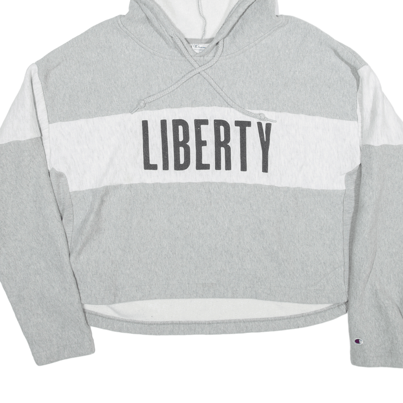 CHAMPION Liberty Hoodie Grey Pullover Womens L