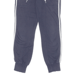 ADIDAS Joggers Blue Tapered Womens UK 10 W28 L30