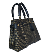 Mini Less Pollution Convertible Crossbody Bag - Black Gold
