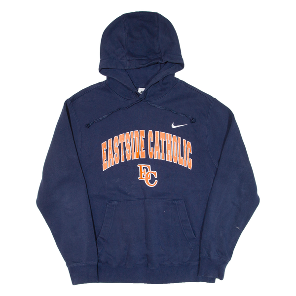 NIKE Eastside Catholic Mens Blue Hoodie Pullover USA M