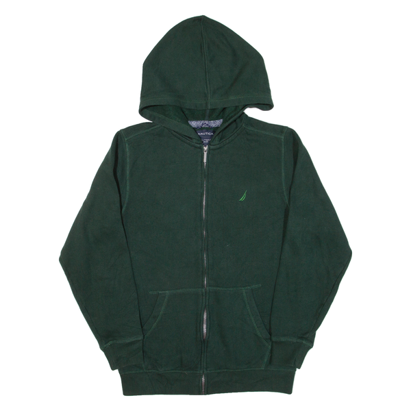 NAUTICA Boys Green Hoodie Full Zip XL