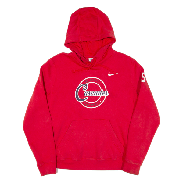 NIKE North Seattle Cascades Mens Red Hoodie Pullover USA L