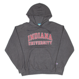 CHAMPION Indiana University Mens Grey Hoodie Pullover USA XL