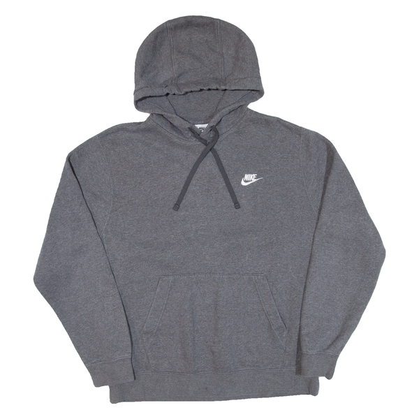 NIKE Mens Grey Hoodie Pullover M
