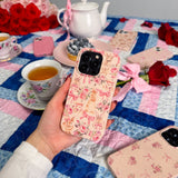 Seashell Garden Party iPhone 15 Plus Case