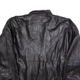 Vintage Mens Jacket Black Leather 90s L