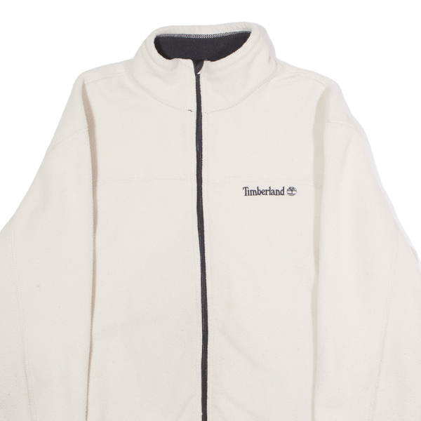 TIMBERLAND Mens Fleece Jacket White M