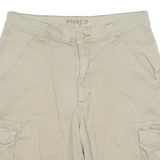 WRANGLER Mens Cargo Shorts Beige Regular M W32