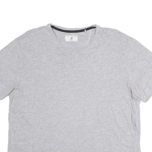 KANGOL Mens T-Shirt Grey Short Sleeve Crew Neck XL
