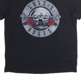 GUNS N ROSES Mens Band T-Shirt Black Short Sleeve Crew Neck M