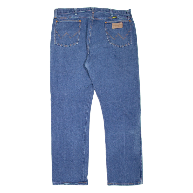 Vintage WRANGLER Mens Jeans Blue Regular Straight 90s Denim W40 L32