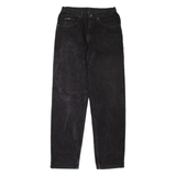 LEE Mens Jeans Black Regular Tapered Denim W32 L32