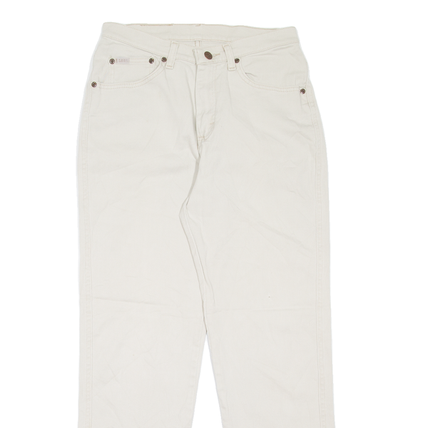 LEE Womens Jeans Beige Regular Mom Denim W28 L28
