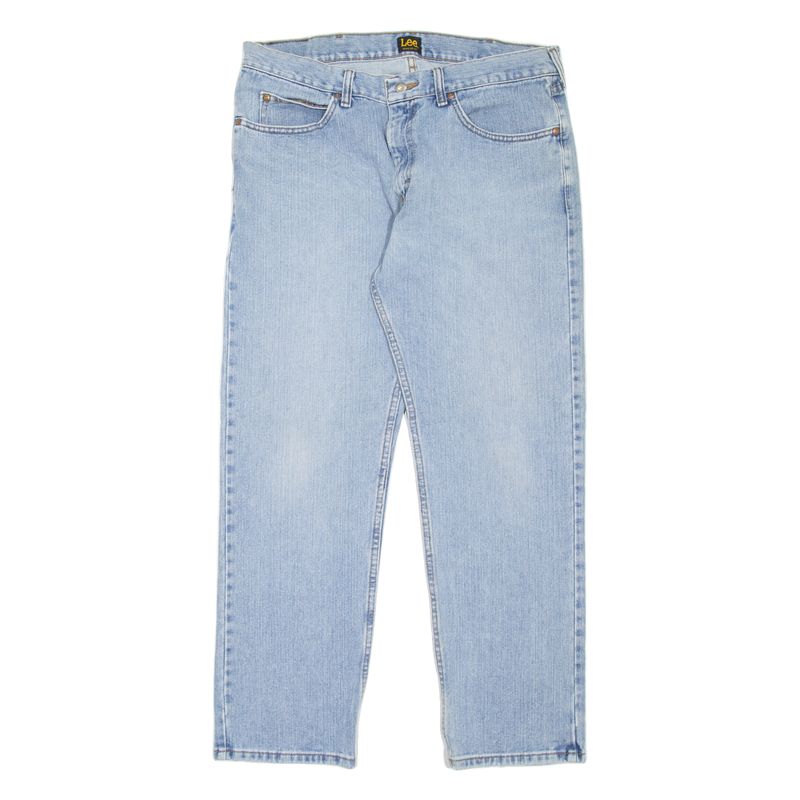 LEE Mens Jeans Blue Regular Straight Denim W36 L30