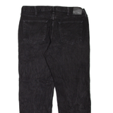 LEE Mens Jeans Black Regular Straight Denim W38 L30