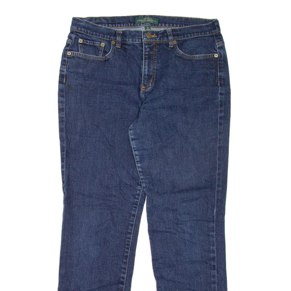 LAUREN RALPH LAUREN Womens Jeans Blue Slim Straight Denim W32 L29