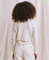 Tshirt The Long Sleeve Washed-White