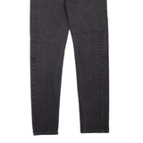 LEVI'S 502 Jeans Mens Black Regular Tapered Denim W34 L31