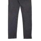 LEVI'S 502 Jeans Mens Black Regular Tapered Denim W34 L31