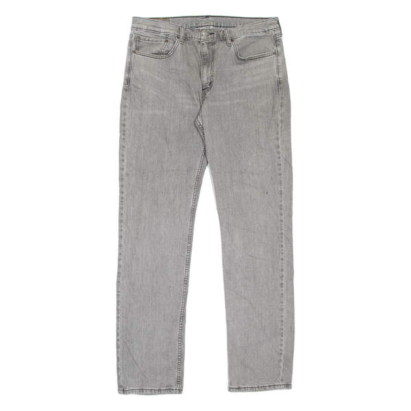 LEVI'S 514 Jeans Mens Grey Slim Straight Denim W36 L36