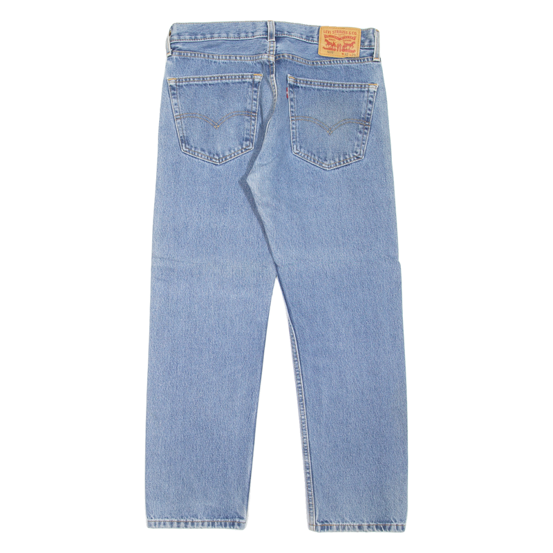 LEVI'S 505 Jeans Mens Blue Regular Straight Denim W32 L29