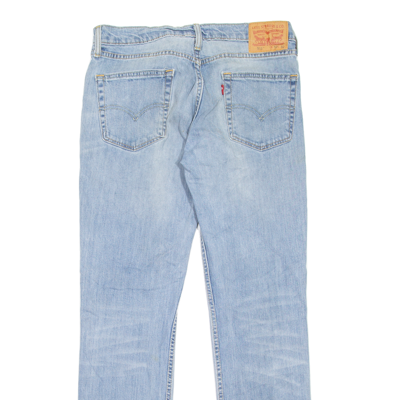 LEVI'S 511 Jeans Mens Blue Slim Straight Denim Stone Wash W33 L32