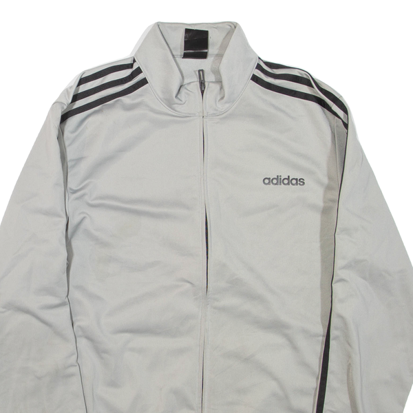 ADIDAS Mens Track Jacket Grey L