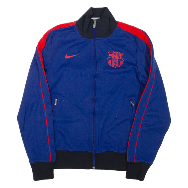 NIKE FC Barcelona Mens Track Jacket Blue S