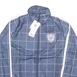 FILA Oshan Mens Track Jacket Blue Check S