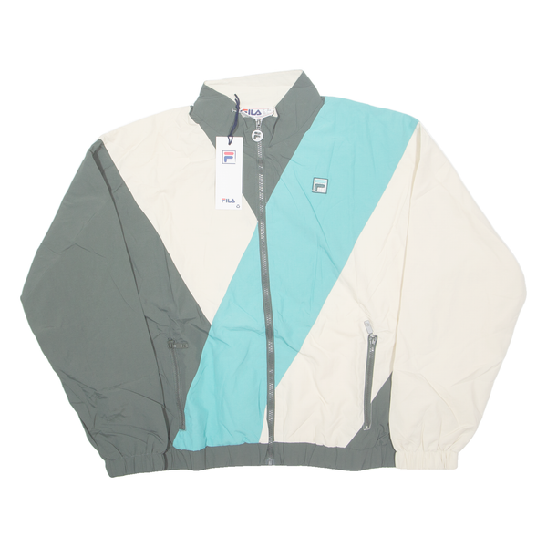 FILA Ishani Mens Track Jacket Blue L