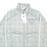 FILA Oshan Mens Track Jacket Grey Check L