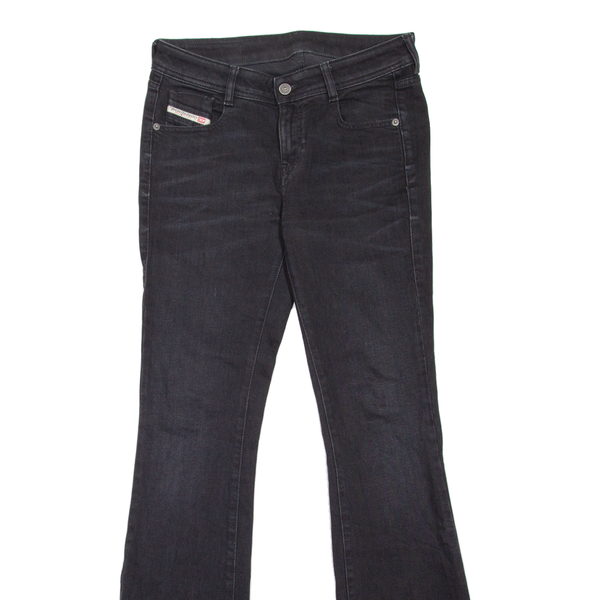 DIESEL Womens Jeans Black Slim Bootcut W30 L33