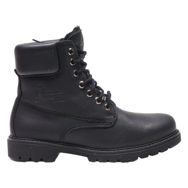 PANAMA JACK Lace-Up Boots Black Leather Mens UK 7.5