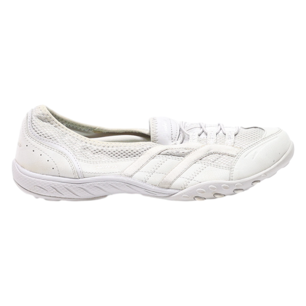 SKECHERS Sneaker Trainers Grey Synthetic Womens UK 5.5